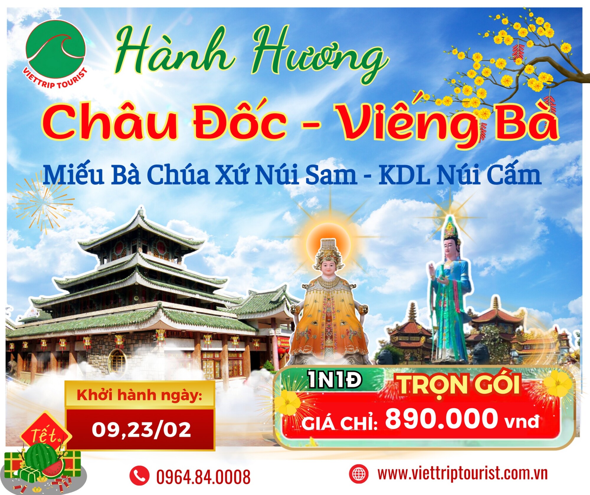 Hành hương Châu Đốc Mếu bà chúa xứ