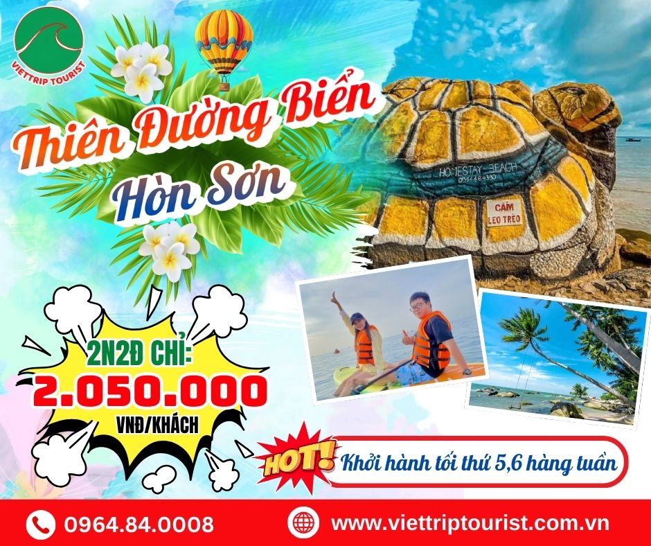 đảo hòn sơn tour mùa hé